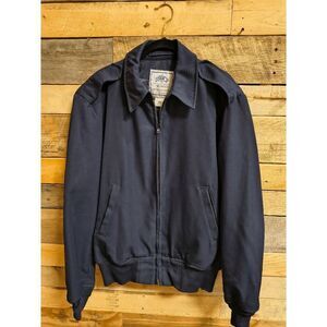 DSCP Wings Collection Military Jacket Navy Blue Zip 44R No Liner, No Patches